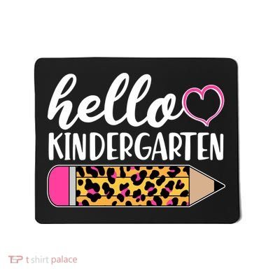 Cute Hello Kindergarten Mousepad