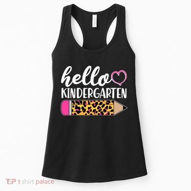Cute Hello Kindergarten Women's Tank Top