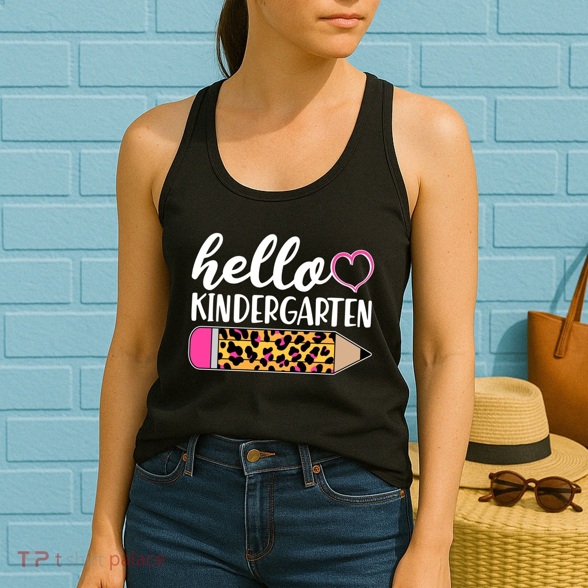 Cute Hello Kindergarten Women's Tank Top