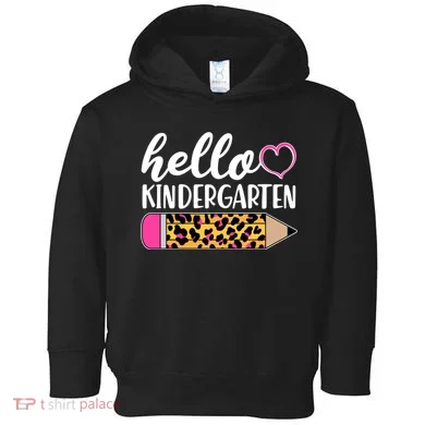 Cute Hello Kindergarten Toddler Hoodie