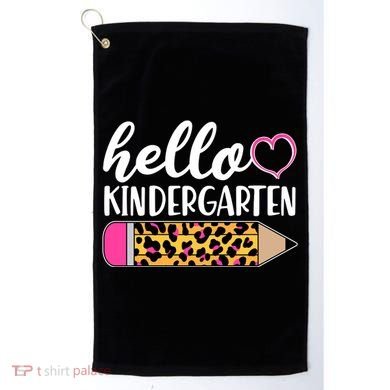 Cute Hello Kindergarten Golf Towel