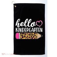 Cute Hello Kindergarten Golf Towel thumb 0