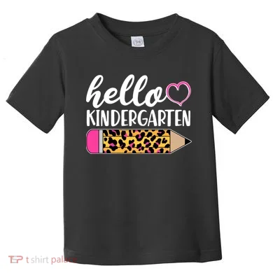 Cute Hello Kindergarten Toddler T-Shirt