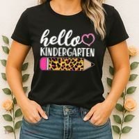 Cute Hello Kindergarten Women's T-Shirt thumb 2