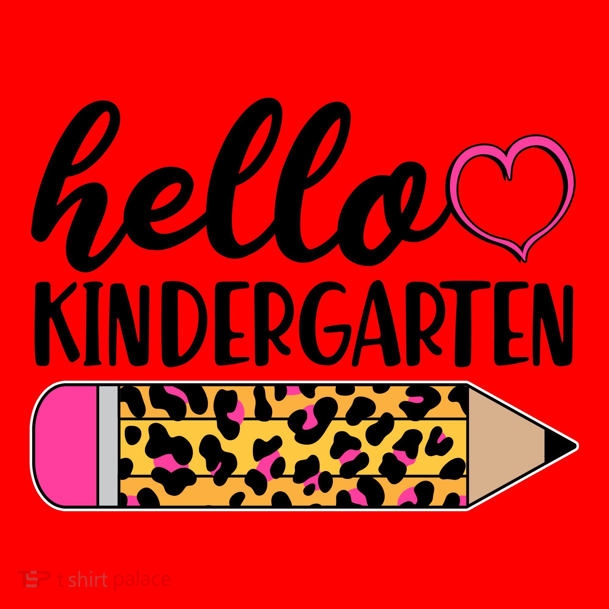 Cute Hello Kindergarten Santa Hat