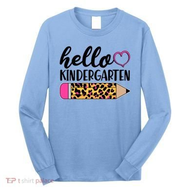 Cute Hello Kindergarten Long Sleeve Shirt