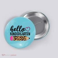 Cute Hello Kindergarten Button thumb 0