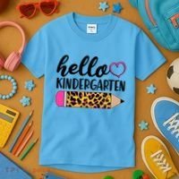 Cute Hello Kindergarten Kids T-Shirt thumb 3