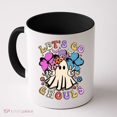Cute Halloween Let's Go Ghouls Coffee Mug