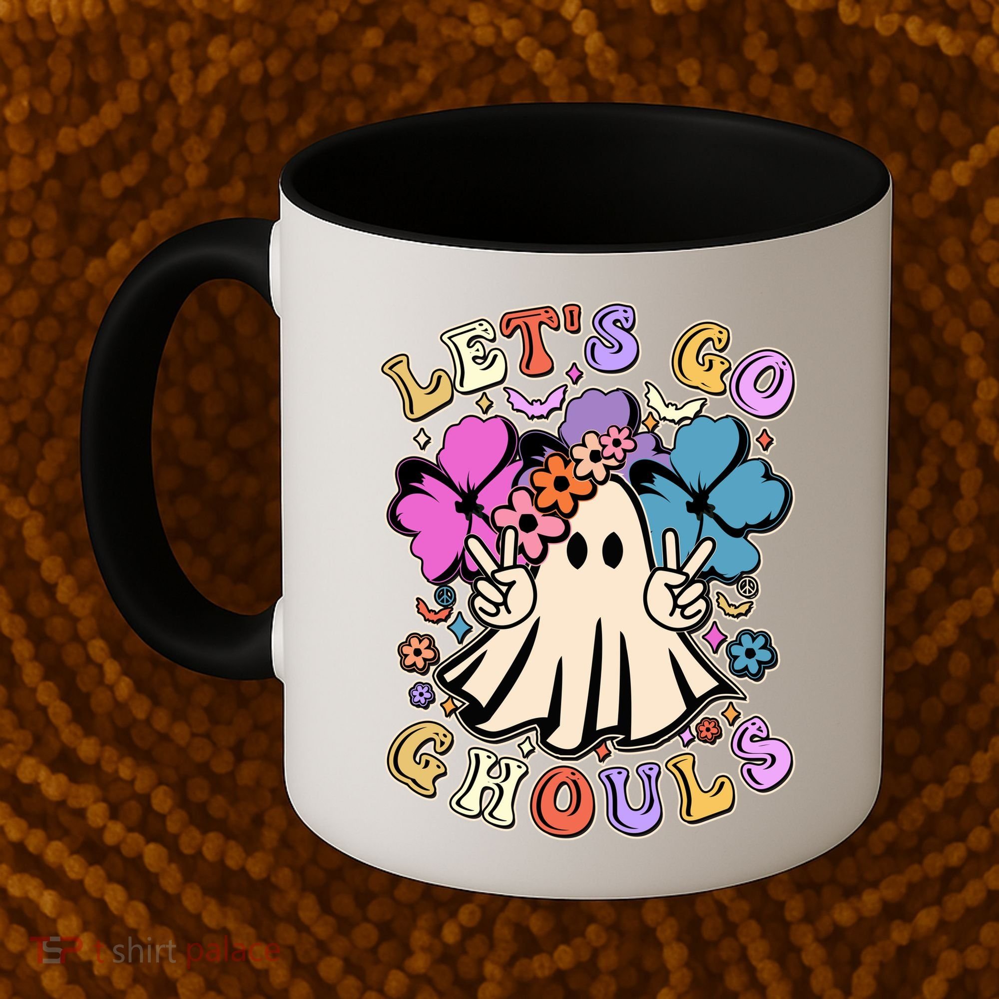 Cute Halloween Let's Go Ghouls Coffee Mug