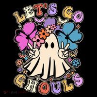 Cute Halloween Let's Go Ghouls Coffee Mug thumb 5