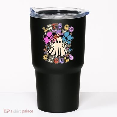 Cute Halloween Let's Go Ghouls Tumbler