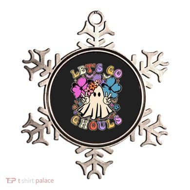 Cute Halloween Let's Go Ghouls Ornament