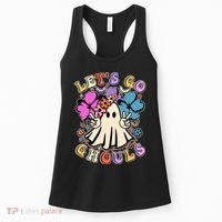 Cute Halloween Let's Go Ghouls Women's Tank Top thumb 0