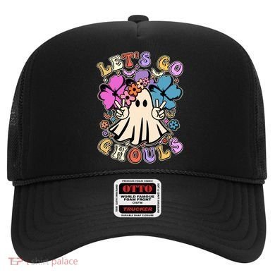 Cute Halloween Let's Go Ghouls Hat