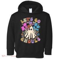 Cute Halloween Let's Go Ghouls Toddler Hoodie thumb 0