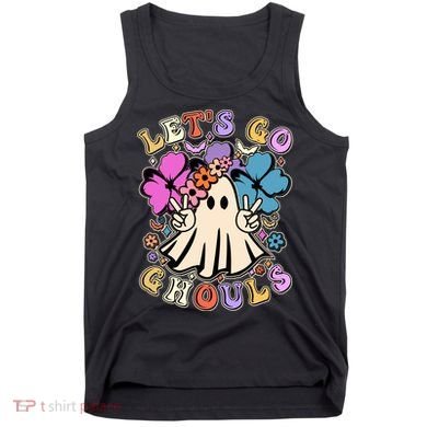 Cute Halloween Let's Go Ghouls Tank Top