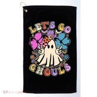 Cute Halloween Let's Go Ghouls Golf Towel thumb 0