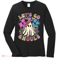Cute Halloween Let's Go Ghouls Women's Long Sleeve Shirt thumb 0