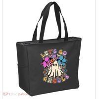 Cute Halloween Let's Go Ghouls Tote Bag thumb 2
