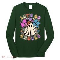 Cute Halloween Let's Go Ghouls Long Sleeve Shirt thumb 0