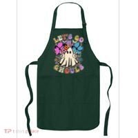 Cute Halloween Let's Go Ghouls Apron thumb 0