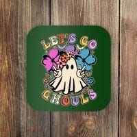 Cute Halloween Let's Go Ghouls Coaster thumb 0