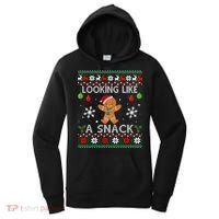 Chirstmas Holiday Looking Like A Snack Ugly Xmas Sweater Gift Women's Hoodie thumb 0