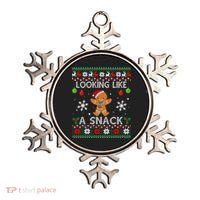 Chirstmas Holiday Looking Like A Snack Ugly Xmas Sweater Gift Ornament thumb 0
