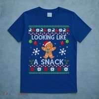 Chirstmas Holiday Looking Like A Snack Ugly Xmas Sweater Gift T-Shirt thumb 5