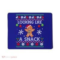 Chirstmas Holiday Looking Like A Snack Ugly Xmas Sweater Gift Mousepad thumb 0