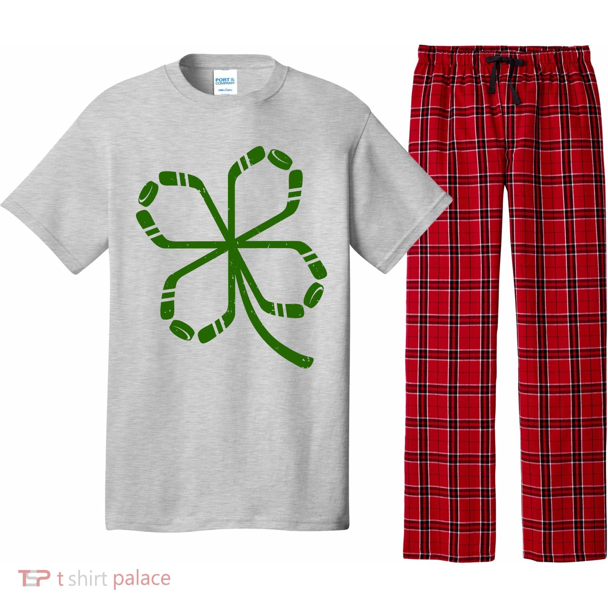 Clover Hockey Logo Pajama Set