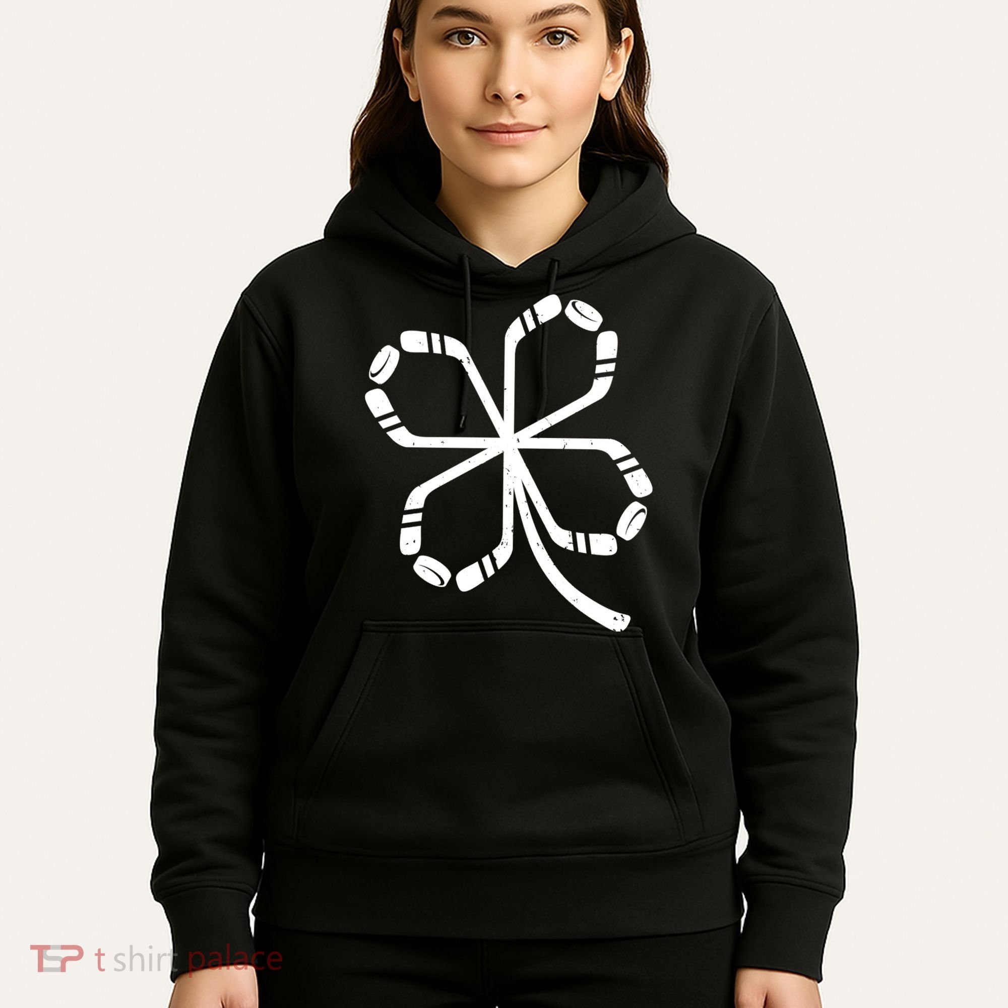 Clover Hockey Logo Hoodie