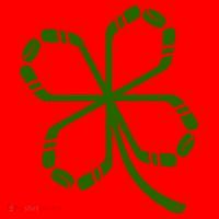 Clover Hockey Logo Santa Hat thumb 1
