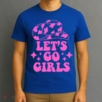 Cowboy Hat Let's Go Girls Western Cowgirls T-Shirt thumb 3