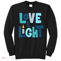 Christmas Hanukkah Love And Light Chanukah Jewish  Sweatshirt thumb 0