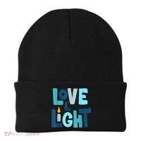 Christmas Hanukkah Love And Light Chanukah Jewish  Beanie thumb 0