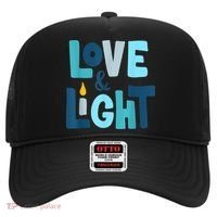 Christmas Hanukkah Love And Light Chanukah Jewish  Hat thumb 0