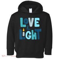 Christmas Hanukkah Love And Light Chanukah Jewish  Toddler Hoodie thumb 0