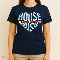 Chicago House Music I Love House Music DJ T-Shirt thumb 4