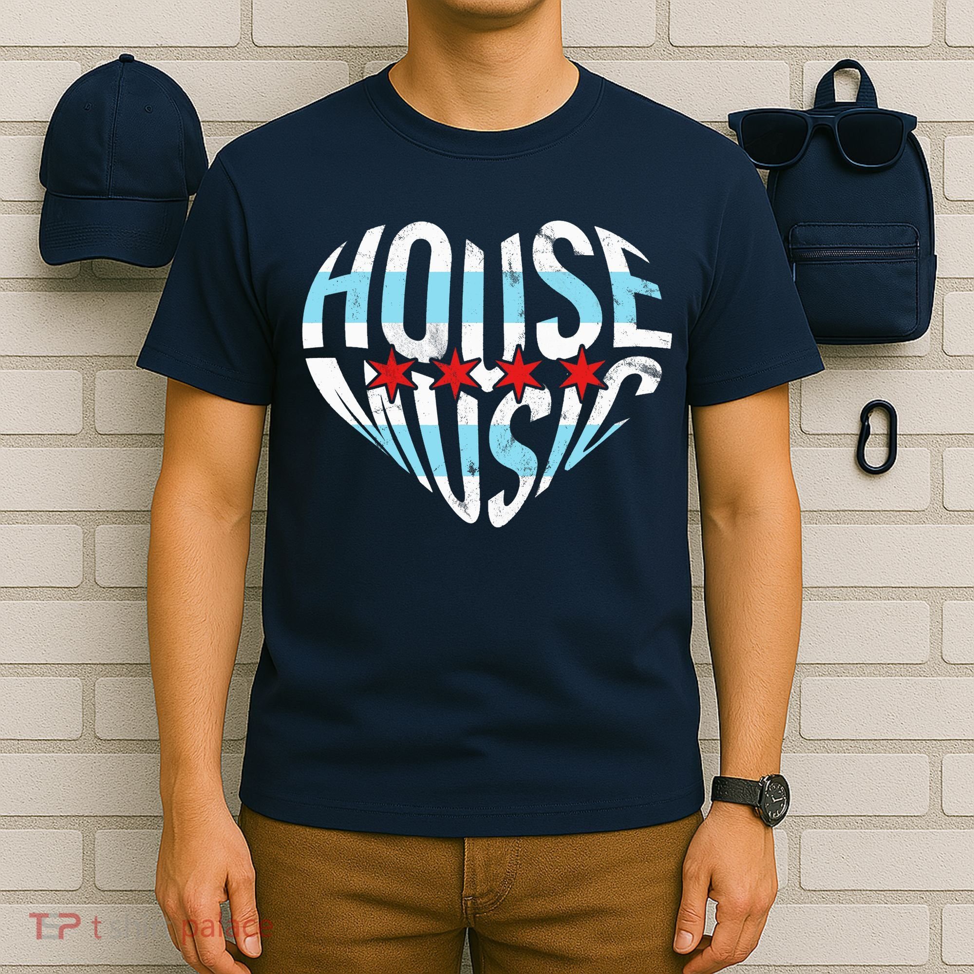 Chicago House Music I Love House Music DJ T-Shirt