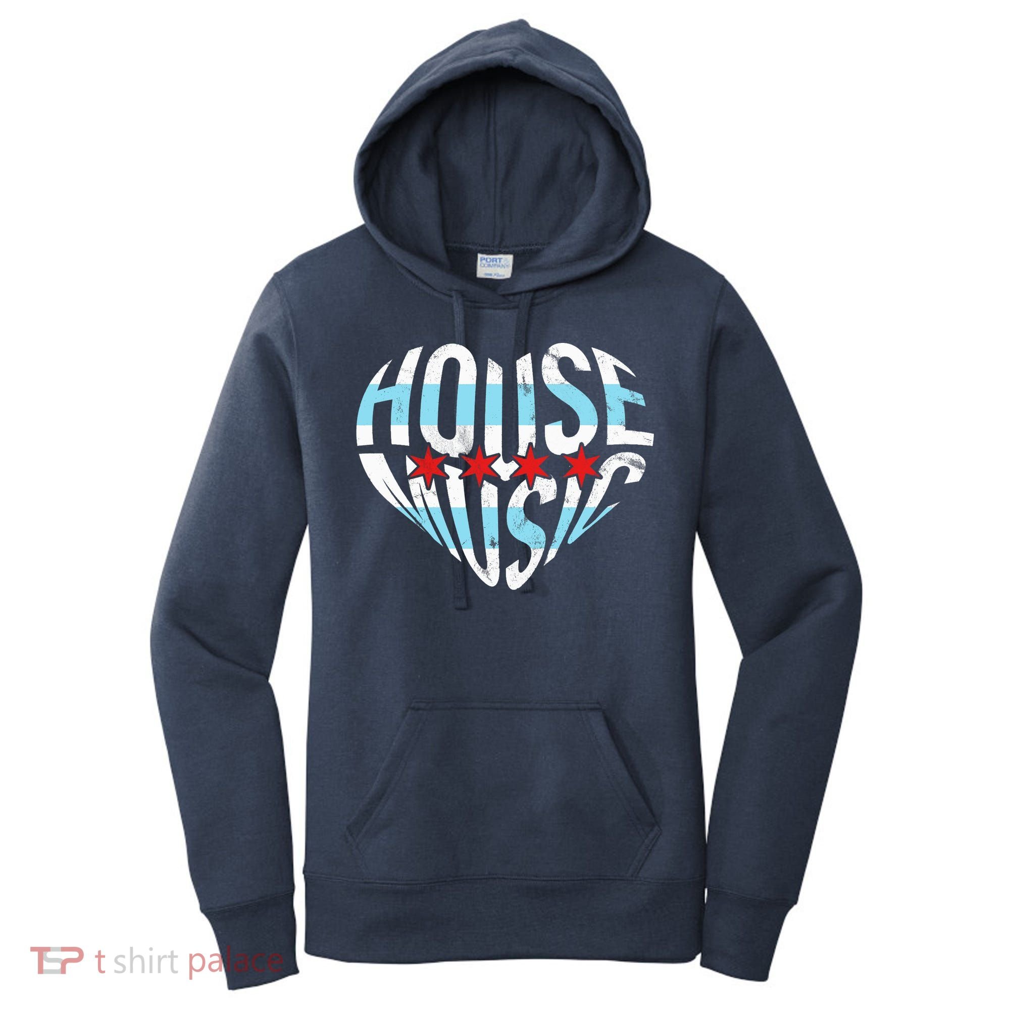 Chicago House Music I Love House Music DJ Women's Hoodie