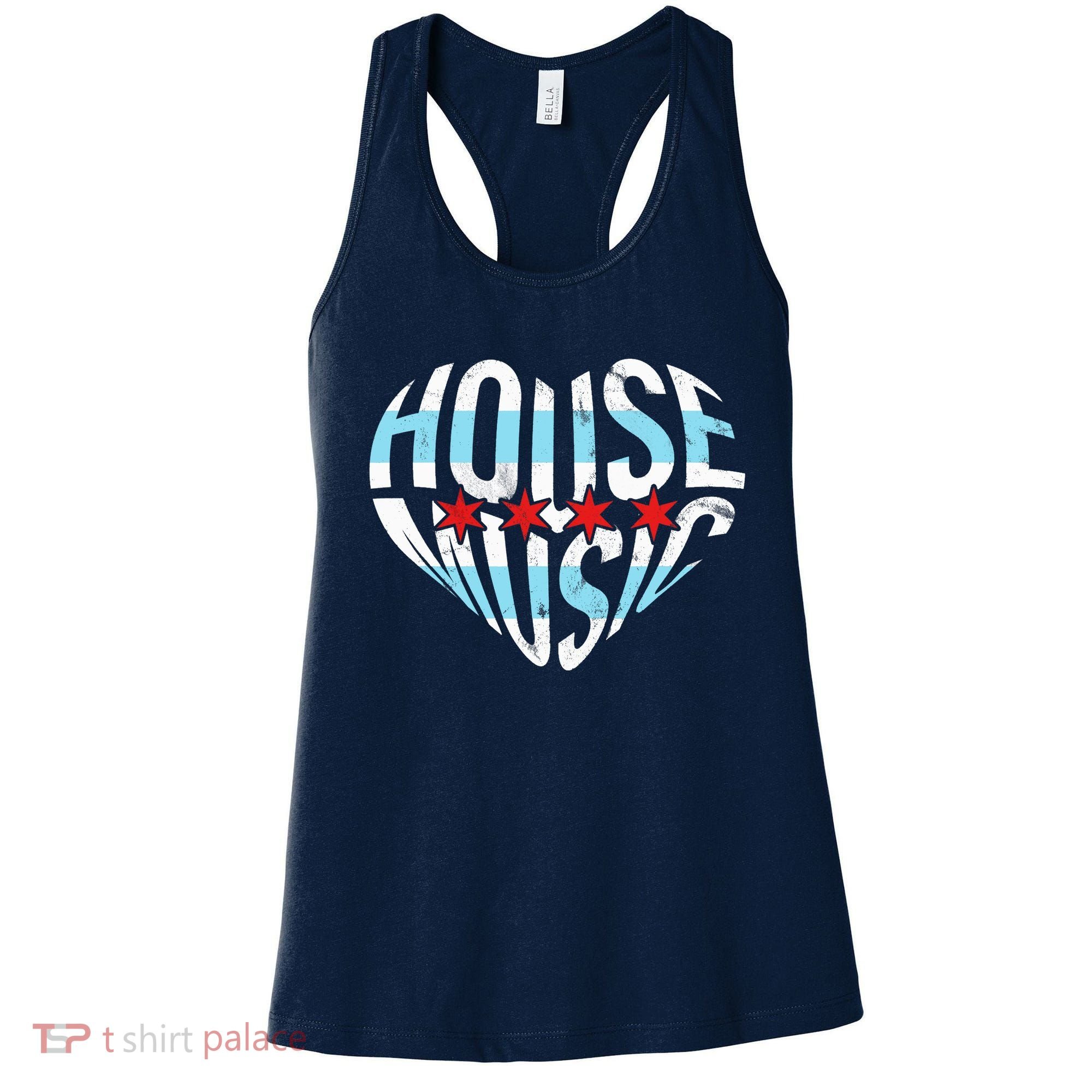 Chicago House Music I Love House Music DJ Women's Tank Top