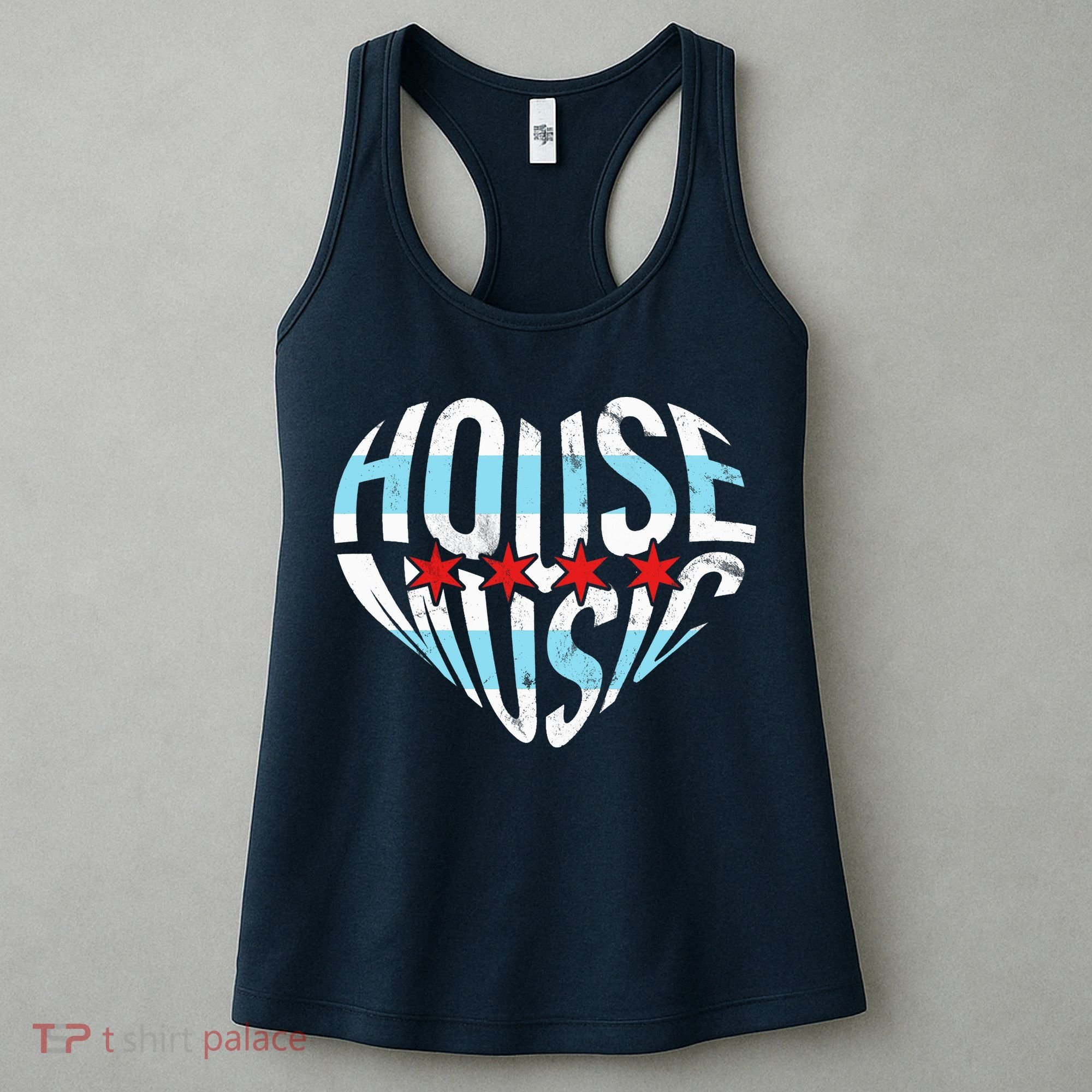 Chicago House Music I Love House Music DJ Women's Tank Top