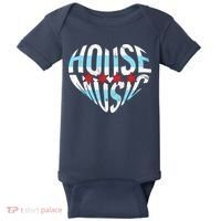 Chicago House Music I Love House Music DJ Baby Bodysuit thumb 0