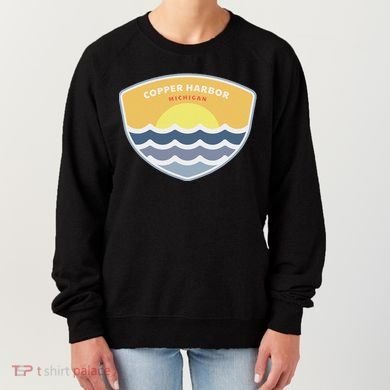 Copper Harbor Michigan Mi Sunset Vacation Souvenir Women's Sweatshirt