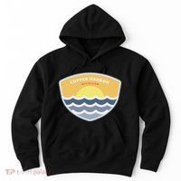 Copper Harbor Michigan Mi Sunset Vacation Souvenir Hoodie thumb 0