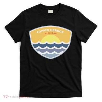 Copper Harbor Michigan Mi Sunset Vacation Souvenir T-Shirt