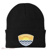 Copper Harbor Michigan Mi Sunset Vacation Souvenir Beanie thumb 0