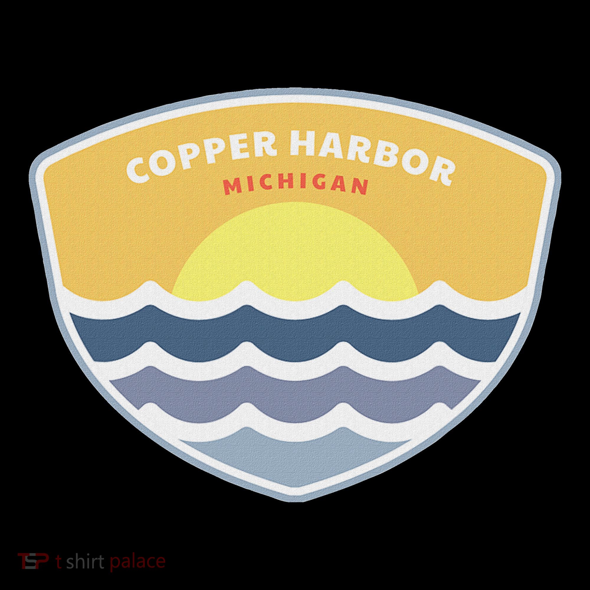 Copper Harbor Michigan Mi Sunset Vacation Souvenir Women's Hoodie